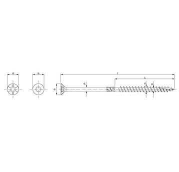 WKRĘT KONSTRUKCYJNY ŁEB TORX STOŻEK 8X160mm