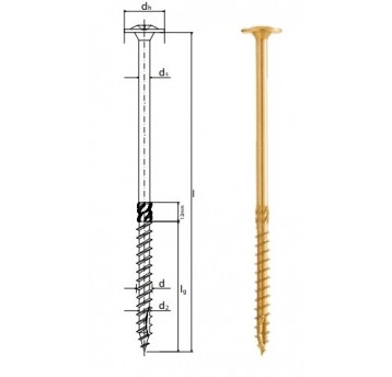 WKRĘT KONSTRUKCYJNY ŁEB TORX WT 8X 40mm